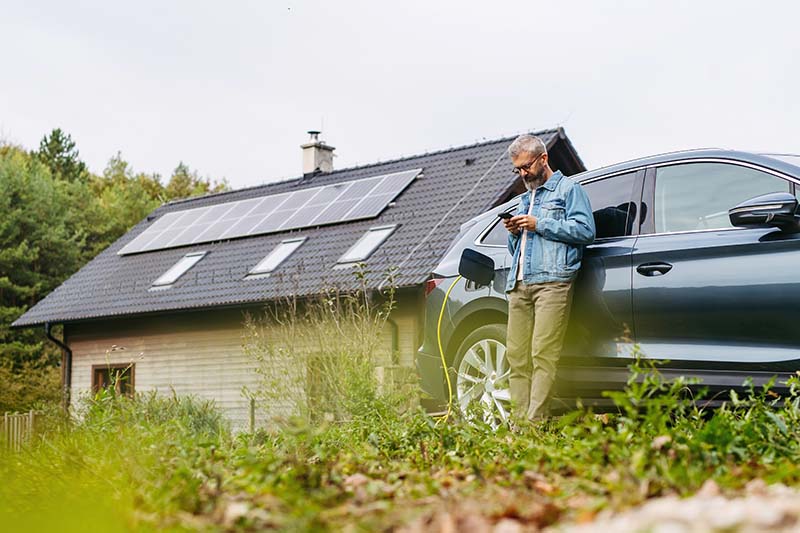 Smart Charging at Home with Solar Energy